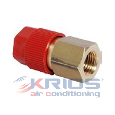 Adapter ventiel R12/R134A hoge druk in ijzer